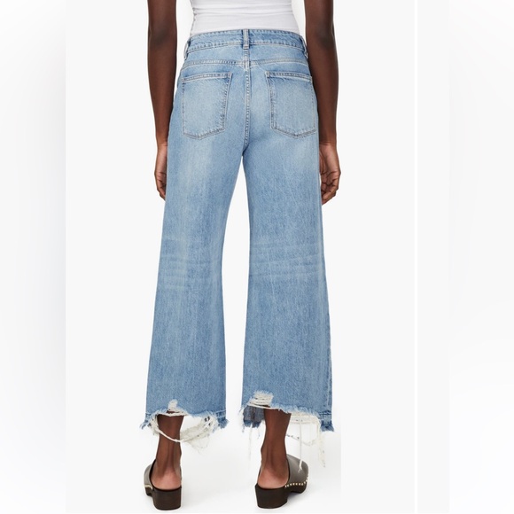 DL1961 | Hepburn High Rise Wide Leg Jeans in Slate size 28 NWT - Picture 2 of 16